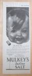 1927 Mulkey's Iodine Salt with Baby's Face 