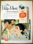 1955 Philip Morris Cigarettes w/Woman Holding Cigarette