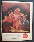 1956 Coca Cola (Coke) with Two Women Talking to a Man