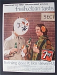 1959 Seven Up (7 Up) with Woman Looking at Man