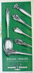 Click to view larger image of 1951 Wallace Sterling Silverware with Rose Point & More (Image2)