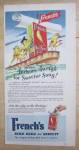 1949 French's Bird Seed with Birds on a Boat 