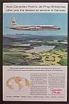 1959 Canadian Pacific with Airplane Flying in the Air