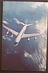 1959 Pan American Airlines with Plane Flying Over Water
