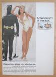 1969 Coppertone Suntan Lotion w/Julie Newmar (Catwoman)