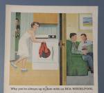 Click to view larger image of 1959  RCA Whirlpool Dryer w Girl Putting Shirt in Dryer (Image2)