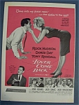 1961  Movie  Ad  For  Lover  Come  Back