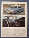 1964 Chevrolet Ad with Chevy II Nova Sport Coupe