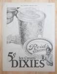 Click to view larger image of 1926 Reid's Ice Cream with Ice Cream Dixie Cups (Image1)