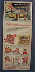 1954 Noma Christmas Lites with a Decorated House