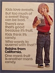 1974  Raisins  From  California