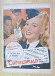 1944 Chesterfield Cigarettes with Carole Landis 