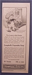 1916 Campbell Vegetable Soup with Campbell Kid Painting