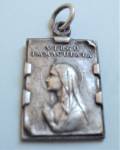Virgo Immaculata Virgin Mary Vintage Holy Medal