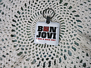 vintage Bon Jove Key Chain Light Have a Nice Day (Image1)