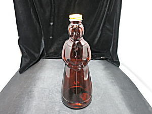 Mrs. Butterworth's Syrup Bottle Original Lid Amber 10in (Image1)