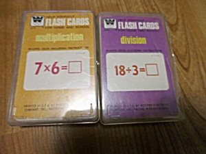 Vintage Whitman Flash Cards Division Flash Cards Multiplication (Image1)