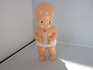 Irwin Baby Rattle Baby Doll Hard Plastic 1950s Nursery