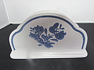 Pfaltzgraff Yorktowne Floral Blue Napkin Holder (Image1)