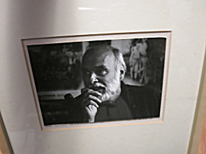 Pipe Smoker Photograph Mcsorley's April 1 85 Wm M Dubetz Framed