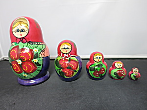 Russian Nesting Doll Set Of Five