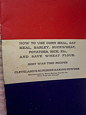 Royal Baking Powder Cookbook, 1918