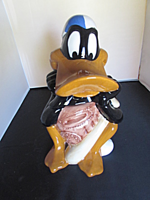 Daffy Duck In Baseball Cap Cookie Jar
