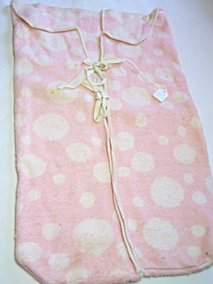 Doll Baby Bunting Pink and White (Image1)