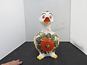 Vintage Duck Cookie Jar Italy not the modern Lefton (Image1)