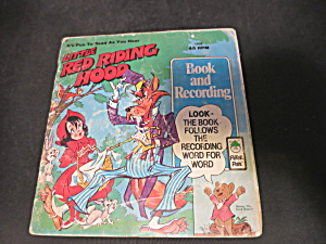 Little Red Riding Hood Book And Record 45 Rpm Peter Pan