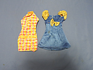 Barbie Doll Dress Tagged Lot Of Two Dresses
