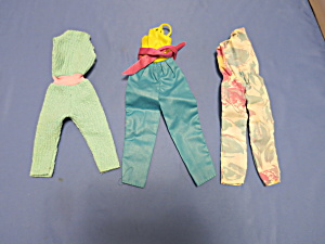 Barbie Doll Pantsuit Outfit Lot Of Three Not Tagged