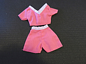 Barbie Mattel Scrub Shirt And Shorts 2 Pcs Set Purple Tag