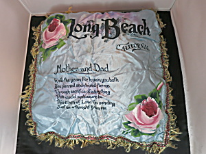 Mother Dad Long Beach California Souvenir pillow cover case  (Image1)