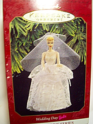 Barbie Ornament Wedding Day Hallmark 1997