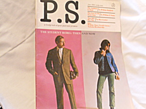 P. S. Magazine The Student Rebel 1966