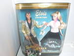 Click here to enlarge image and see more about item 09-22: Mattel Barbie Loves Elvis Gift Set Collectors Edition 1996 