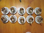 Click to view larger image of R. Capodimonte MAS Angel Cherub Dragon Coffee Pot Tray 26pc set (Image4)