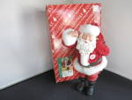 Click here to enlarge image and see more about item 1043-17: Clothtique Santa Possible Dreams Kiss me Im Santa
