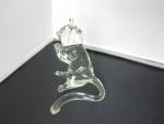 Click to view larger image of Vintage Clear Blown Glass Mouse  Figurine (Image4)
