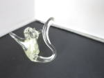 Click to view larger image of Vintage Clear Blown Glass Mouse  Figurine (Image5)