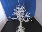 Click to view larger image of Vintage White Metal Tree Easter Village Accessory 1990s (Image2)