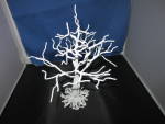 Click to view larger image of Vintage White Metal Tree Easter Village Accessory 1990s (Image4)