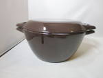 Click to view larger image of Vintage COPCO Denmark Brown Enameled Cast Iron Dutch Oven (Image3)