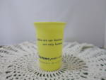 Click to view larger image of Vintage Gerber Baby Cup Tumbler Yellow Plastic 1960s (Image2)