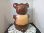 Click to view larger image of Vintage Kraft Marshmallow Teddy Bear Cookie Jar 1982 Regal China  (Image3)