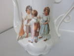 Click to view larger image of Ring Around the Rosie Porcelain Teapot Made in Bavaria (Image2)