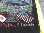 Click to view larger image of Niagara Falls Canada Pillow cover with USA Flag (Image4)