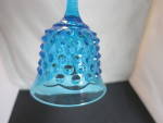 Click to view larger image of Fenton Art Glass Hobnail Bell Aqua Blue (Image2)