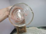 Click to view larger image of Vintage Wolford Oil Lamp in box blown glass 6 inches tall (Image6)